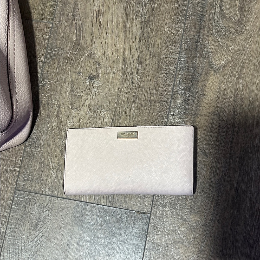 Kate Spade Blush Pebbled Tote and Wallet - Picture 5 of 7